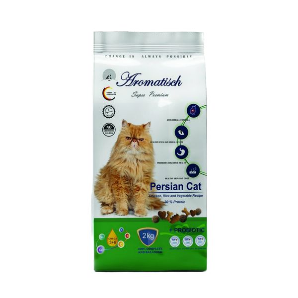 غذای خشک گربه آروماتیش مدل persian cat Lamb وزن 15 کیلوگرم
