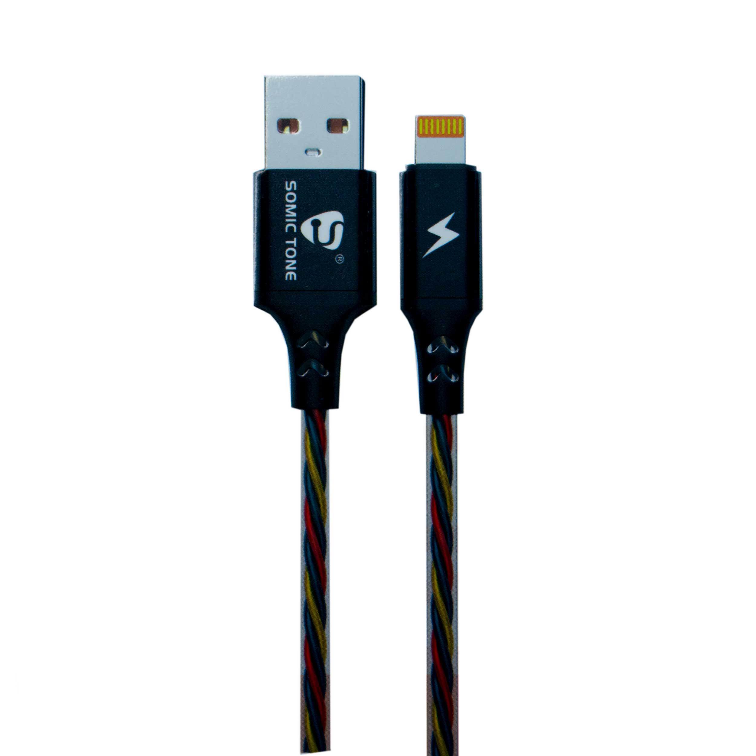 کابل تبدیل USB به لایتنینگ سومیک تون مدل DC17L طول 1 متر 