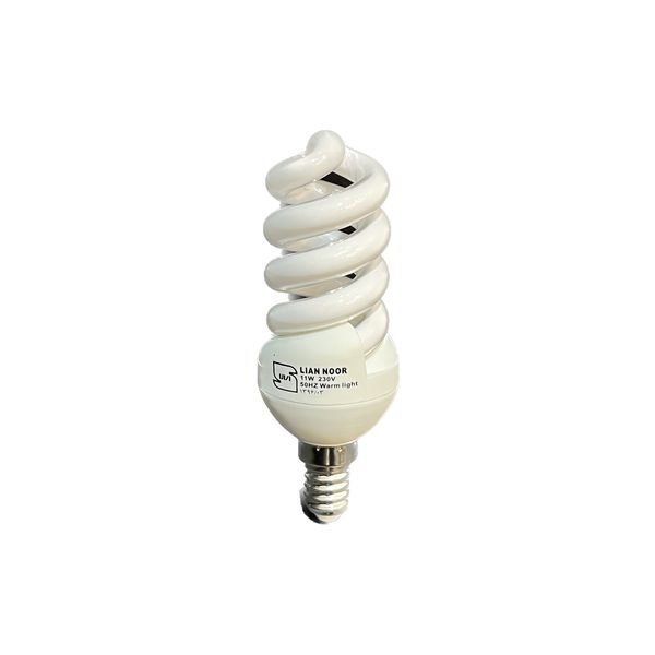 لامپ کم مصرف 11 وات مدل پیچی پایه E14