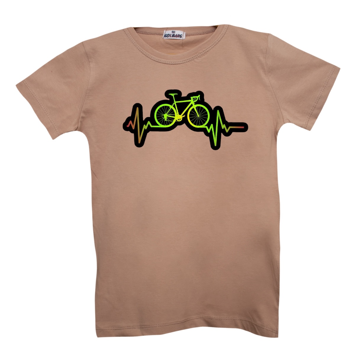 تی شرت  آستین کوتاه بچگانه مدل دوچرخه کد 14
