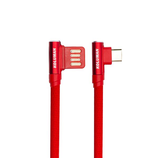 کابل تبدیل USB به USB-C کلومن مدل DK - 64 طول 1 متر