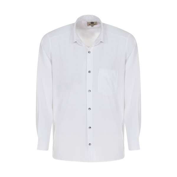 پیراهن آستین بلند مردانه نیو نیل مدل PM3-white