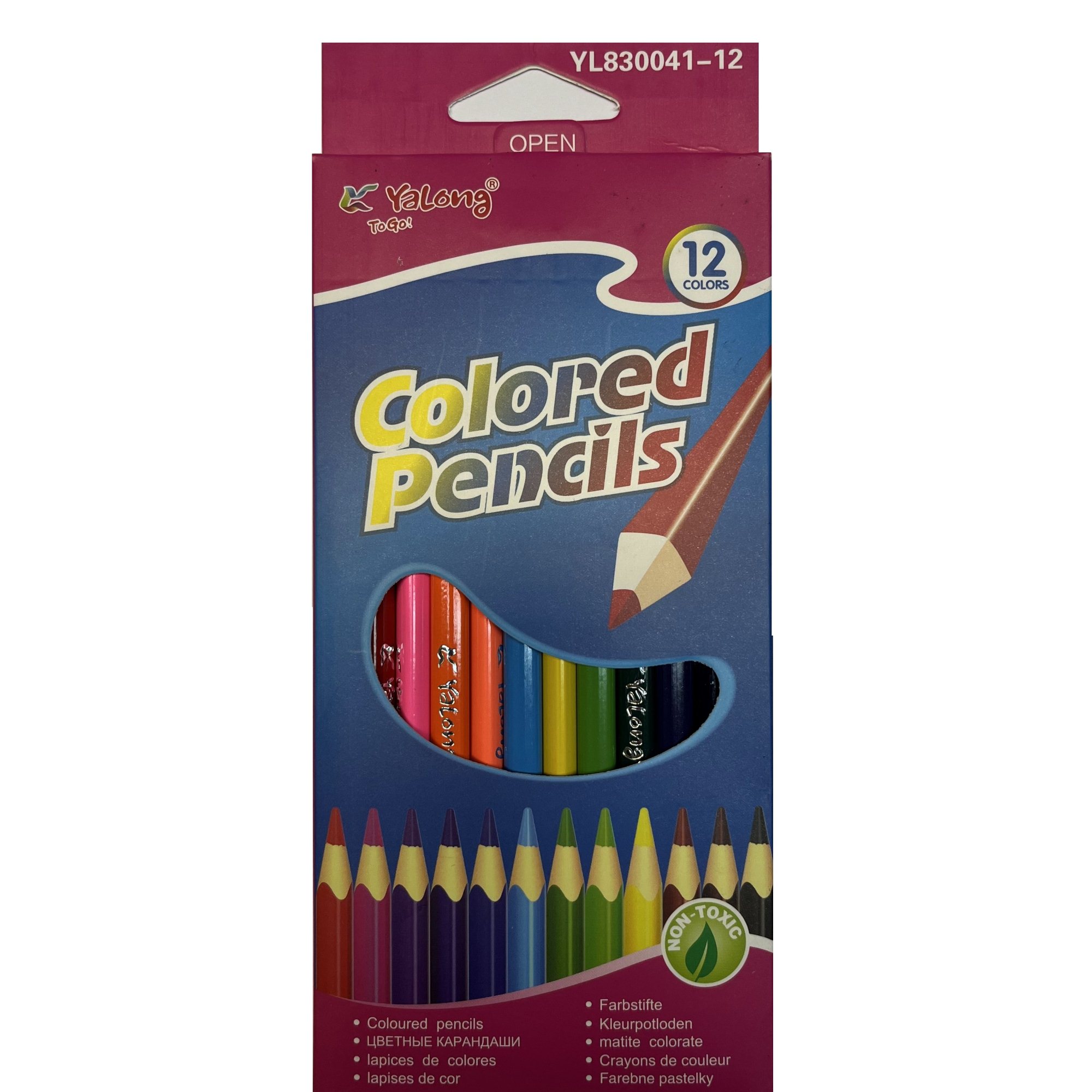 مداد رنگی 12 رنگ یالونگ مدل YL-830041-12