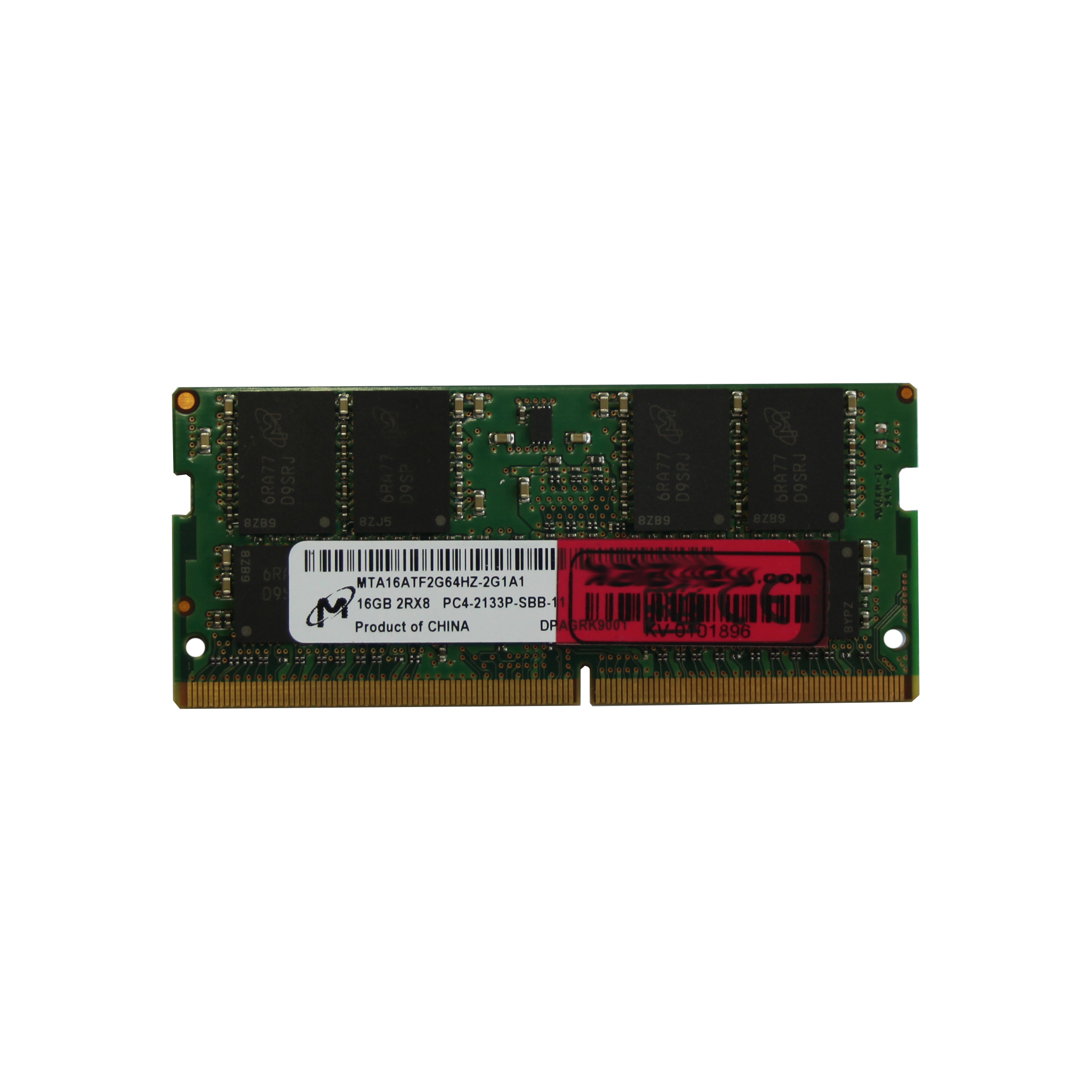رم لپ تاپ DDR4 تک کاناله 2133 مگاهرتز CL15 میکرون مدل PC4-17000 ظرفیت 16 گیگابایت