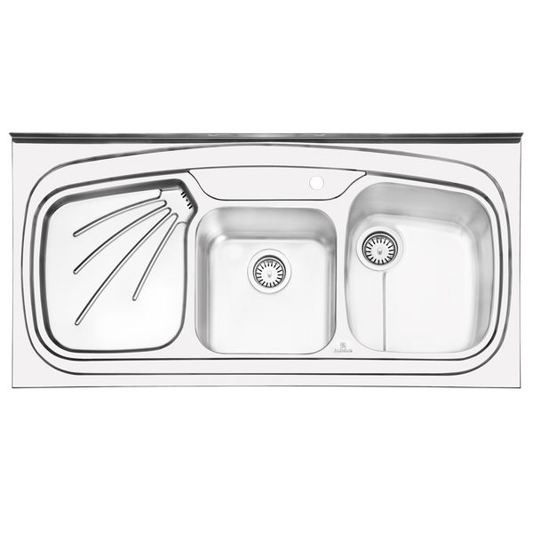 سینک ظرفشویی پرنیان استیل مدل 1107 روکار