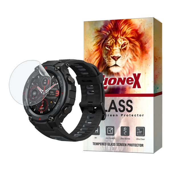 محافظ صفحه نمایش هیدروژل لایونکس مدل MTBWL مناسب برای ساعت هوشمند شیائومی Amazfit T-Rex Pro