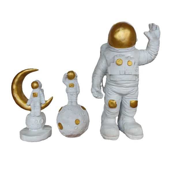 مجسمه مدل فضانورد مجموعه 3 عددی