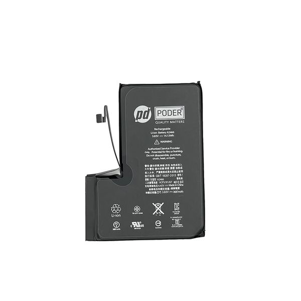 باتری موبایل پودر مدل 12pro maxظرفیت 3800 میلی آمپرساعت مناسب برای گوشی موبایل اپل iphone12promax