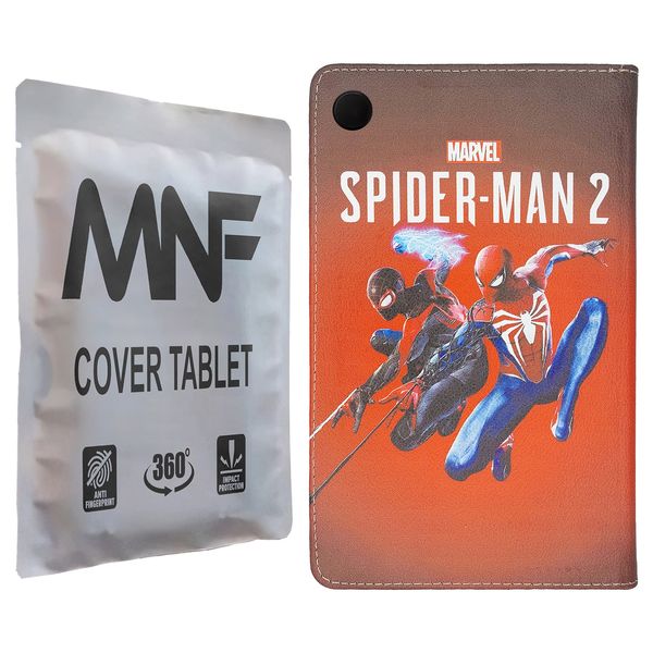 کیف کلاسوری ام ان اف طرح مرد عنکبوتی کد M-357 مناسب برای تبلت سامسونگ Galaxy Tab A9 / X115