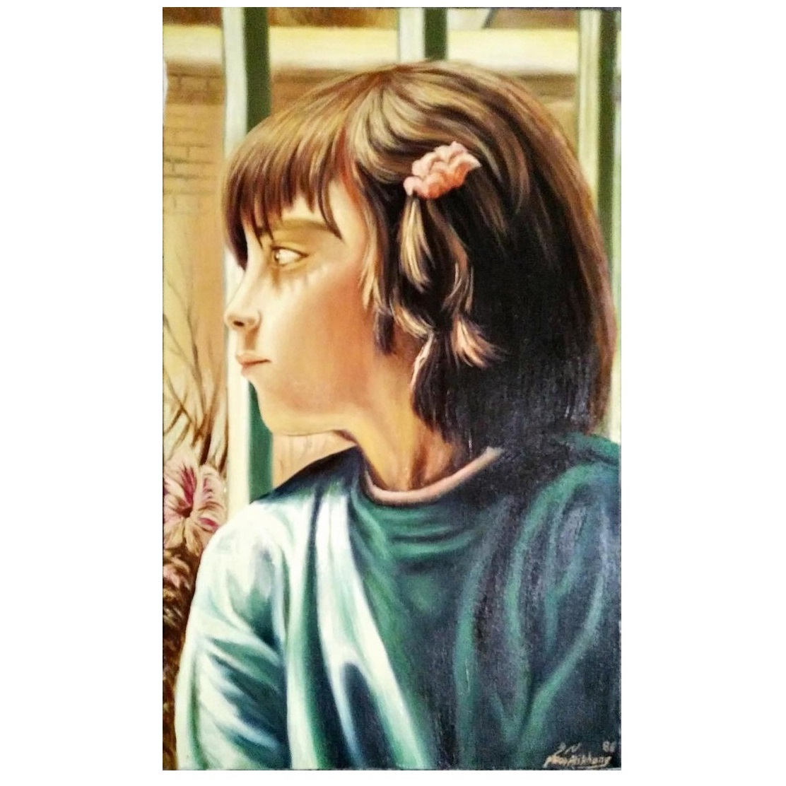 تابلو نقاشی رنگ روغن مدل رویای کودکانه 86