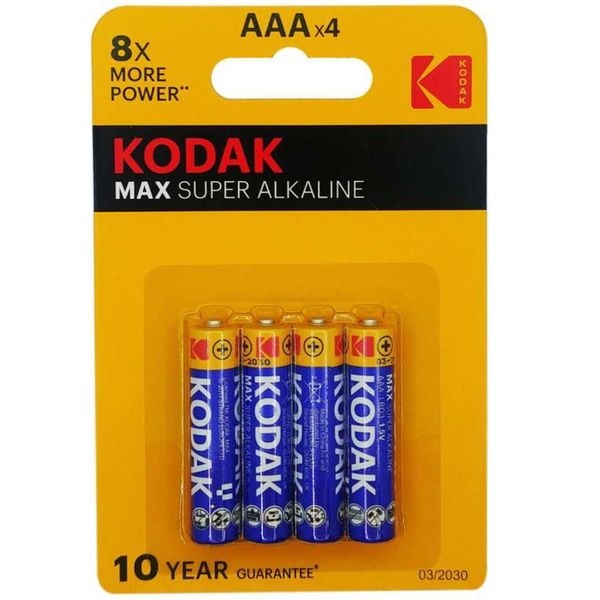 باتری نیم قلمی کداک مدل MAX alkaline  بسته چهار عددی