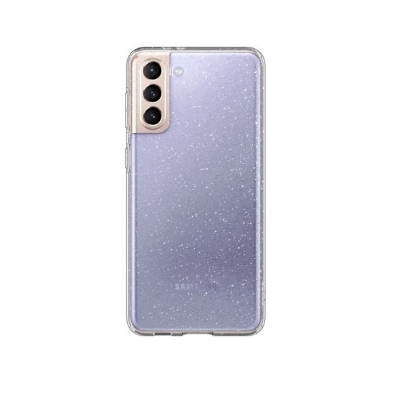 کاور اسپیگن مدل Liquid Crystal Glitter Crystal Quartz مناسب برای گوشی موبایل سامسونگ‌ Galaxy S21 Plus