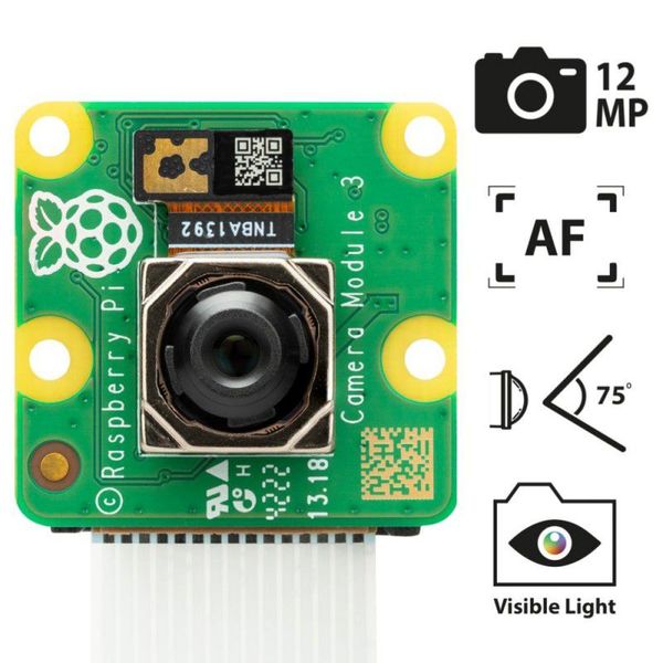 ماژول دوربین رزبری پای مدل V3-12Mpx-IMX708