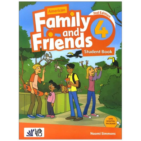 کتاب American Family and Friends 2nd 4 اثر Naomi Simmons انتشارات رهنما