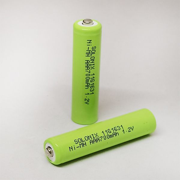 باتری شارژی نیم قلم سولونیکس مدل صنعتی Ni-MH مجموعه 20 عددی