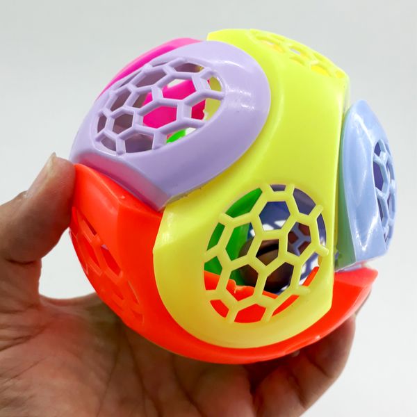 جغجغه مدل توپ پازلی هفت رنگ