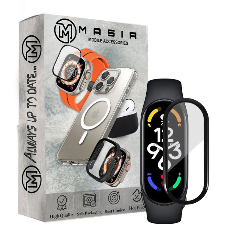 محافظ صفحه نمایش نانو مسیر مدل PMMA مناسب برای ساعت هوشمند شیائومی Mi band 7