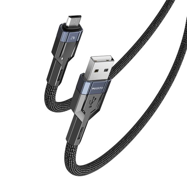 کابل تبدیل USB به microUSB یسیدو مدل CA106 6mm طول 1.2 متر