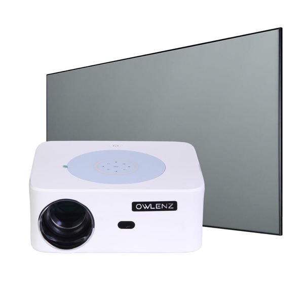 مینی ویدئو پروژکتور النز مدل SD800 به همراه پرده نمایش