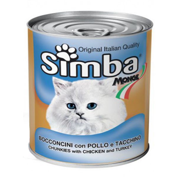 کنسرو غذای گربه سیمبا مدل s101 وزن 800 گرم