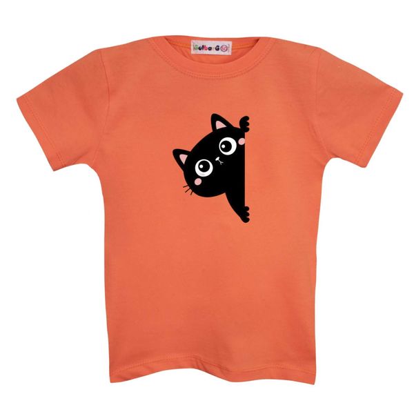 تی شرت آستین کوتاه  بچگانه مدل گربه