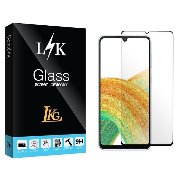 محافظ صفحه نمایش شیشه ای ال کا جی مدل LKK Full مناسب برای گوشی موبایل سامسونگ Galaxy A33 5G