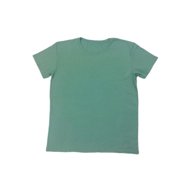 تی شرت آستین کوتاه زنانه مدل ساده رنگ سبز