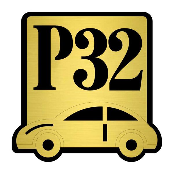 تابلو نشانگر کازیوه طرح پارکینگ شماره 32کد P-BG 32