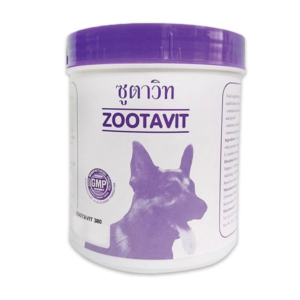مکمل سگ زوتاویت مدل Zooravit بسته 380 عددی وزن 250 گرم