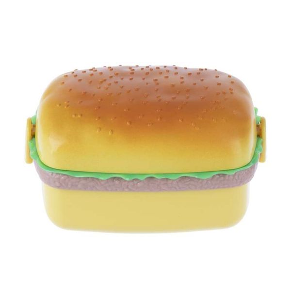 ظرف غذا کودک مدل لانچ باکس دو طبقه طرح ساندویچ