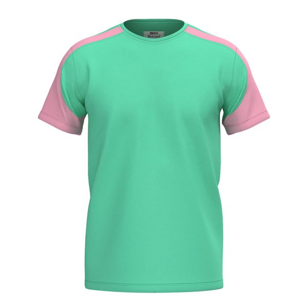 تی شرت آستین کوتاه مردانه برساد مدل E115 رنگ سبز