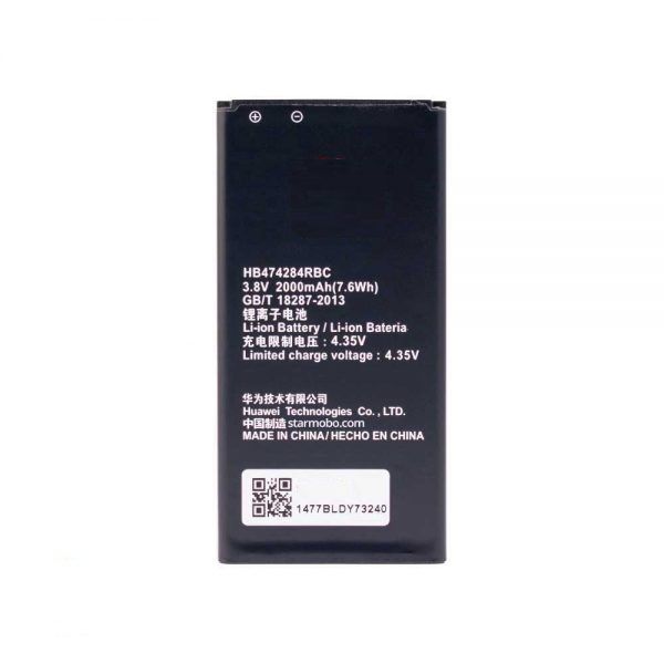باتری موبایل مدل HB474284RBC ظرفیت 2000 میلی آمپر ساعت مناسب برای گوشی موبایل هوآوی 3c Lite 