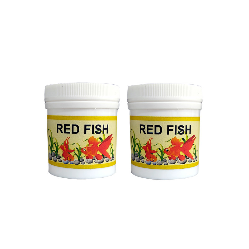 غذای ماهی قرمز  مدل شارک وزن 75 گرم بسته دو عددی