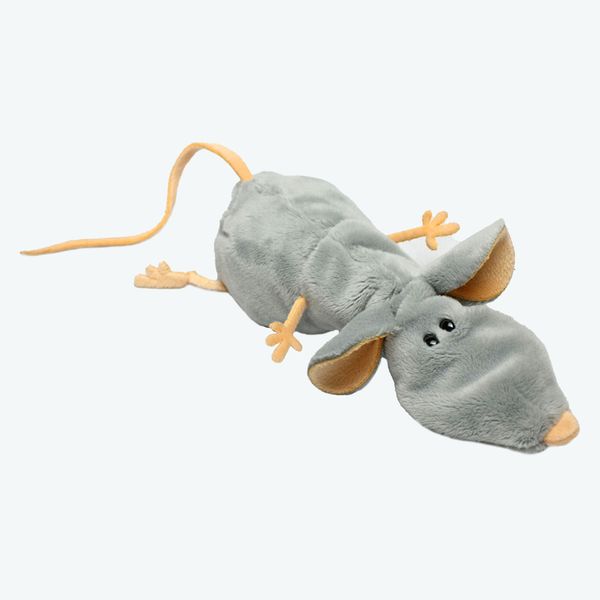 عروسک طرح موش مدل شنی طول 12 سانتی متر