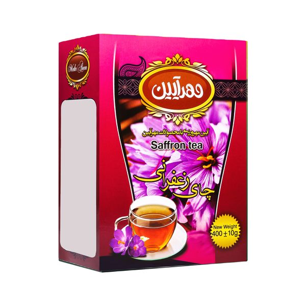 چای زعفرانی مهرآیین-400 گرم