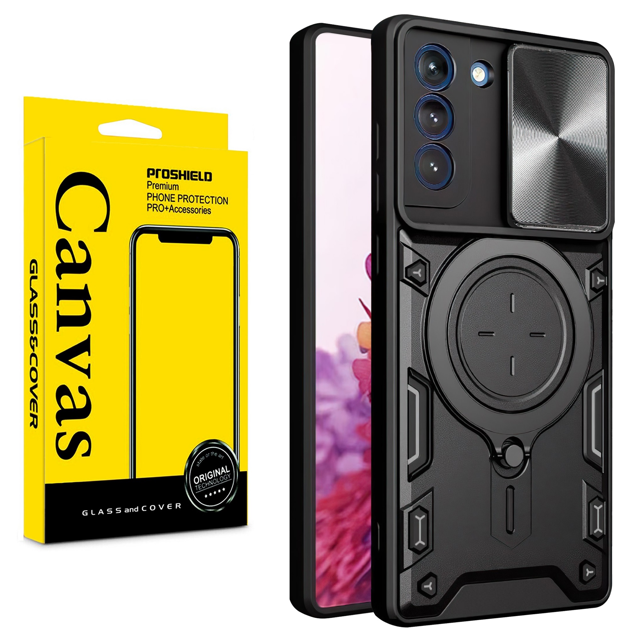 کاور کانواس مدل BatmanRing مناسب برای گوشی موبایل سامسونگ Galaxy S23 FE