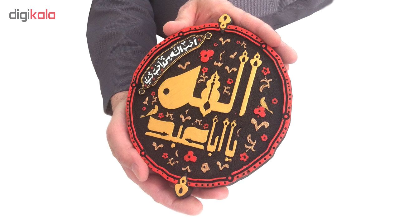 کتیبه نقش برجسته لوح هنر طرح ابا عبدالله علیه السلام کد 148