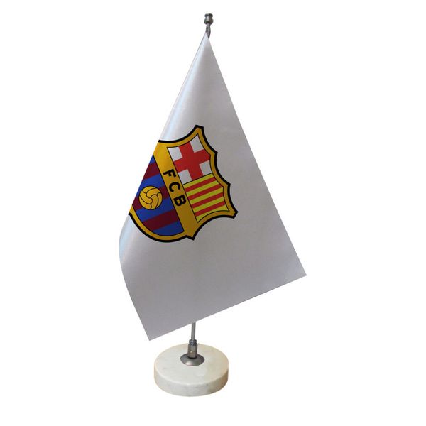 پرچم رومیزی مدل باشگاه بارسلونا کد 2