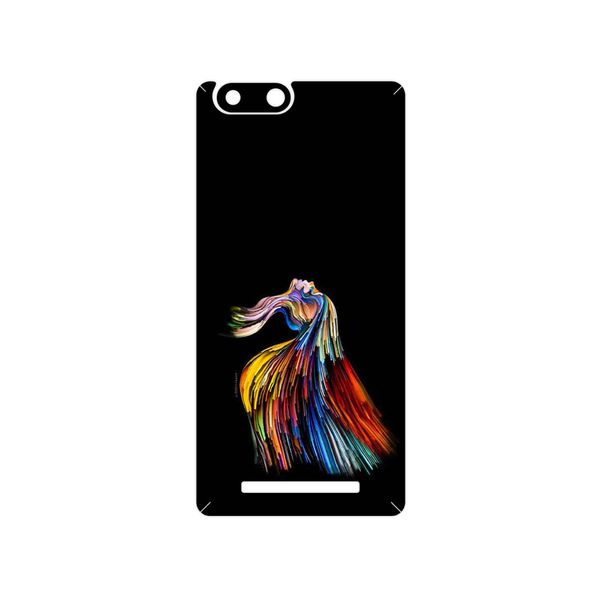 برچسب پوششی ماهوت مدل Rainbow Hair Digital Art مناسب برای گوشی موبایل جی ال ایکس Pars