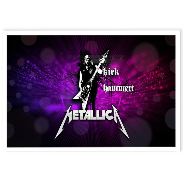 تابلو نوری بکلیت طرح گروه متالیکا Metallica مدل W-s167