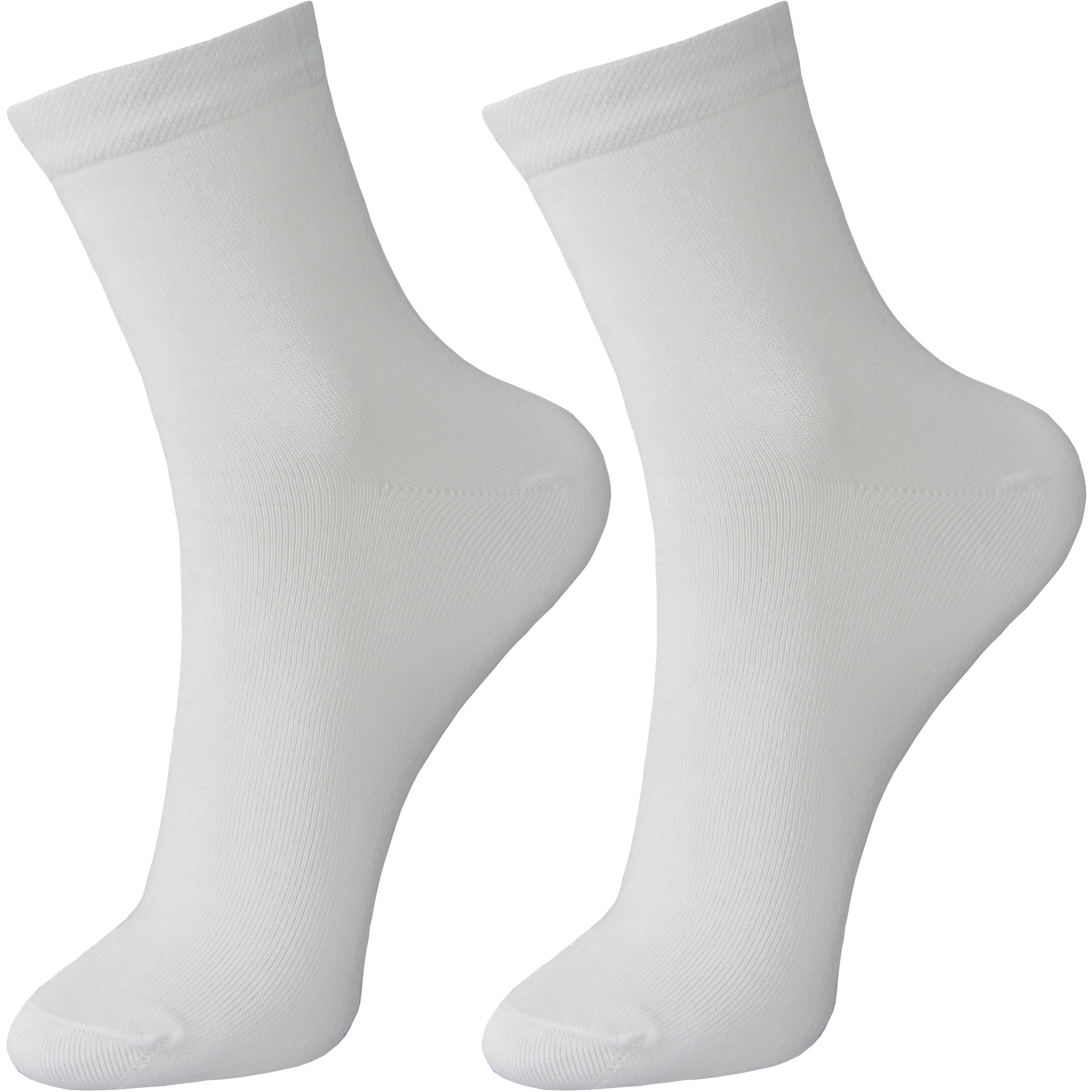 جوراب ساق کوتاه مردانه ادیب مدل کلاسیک کد 02010 رنگ سفید بسته 2 عددی 