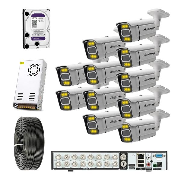 سیستم امنیتی مدل FULL KIT AHD 11 CCTV -