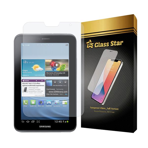 محافظ صفحه نمایش گلس استار مدل TABNEW8 مناسب برای تبلت سامسونگ Galaxy Tab 2 7.0 / Tab P3100