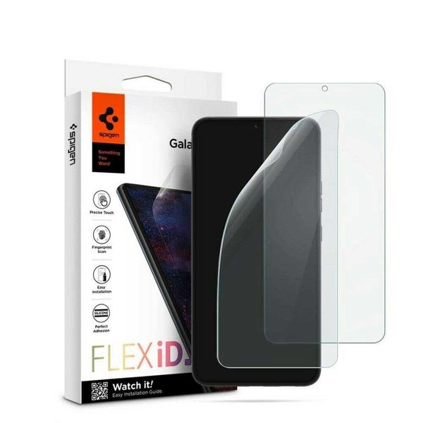 محافظ صفحه نمایش اسپیگن مدل Flex ID مناسب برای گوشی سامسونگ Galaxy S22 Ultra