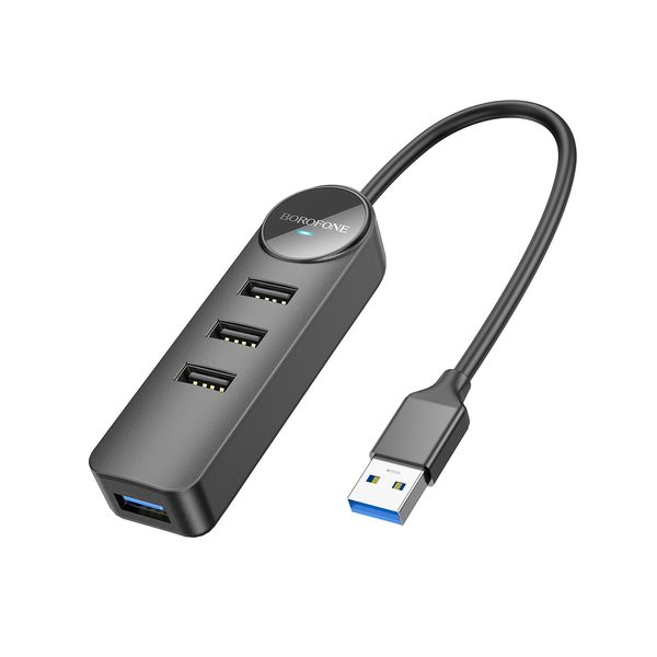  هاب 4 پورت USB-A بروفون مدل DH5 4IN1 به طول 2متر