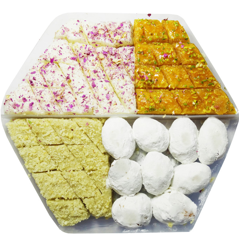 شیرینی مخلوط قطاب و باقلوا سنتی یزد - 700 گرم