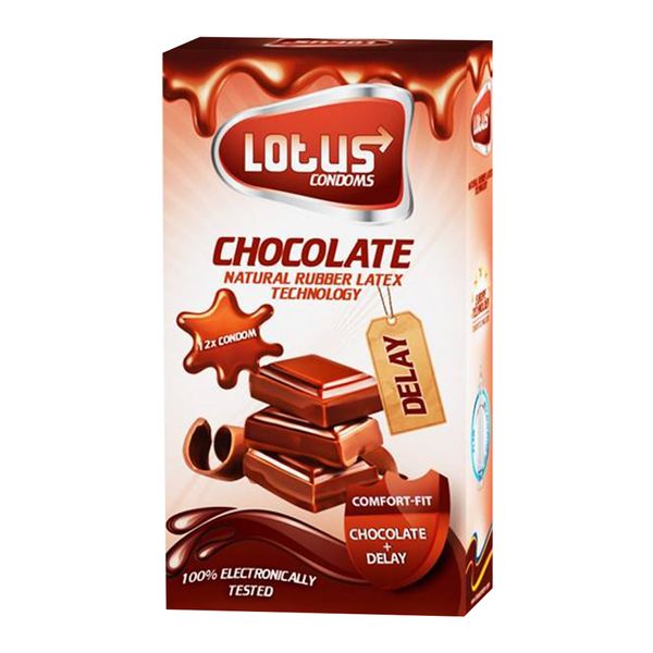 کاندوم لوتوس مدل Chocolate بسته 12 عددی