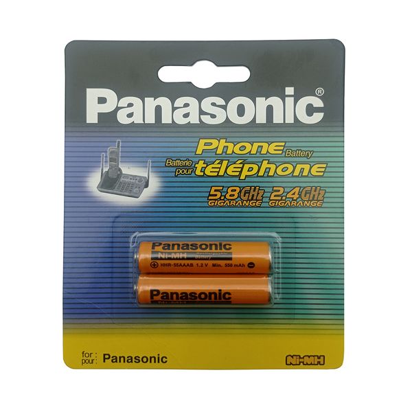 باتری نیم قلمی قابل شارژ پاناسونیک مدل DM-550HR03