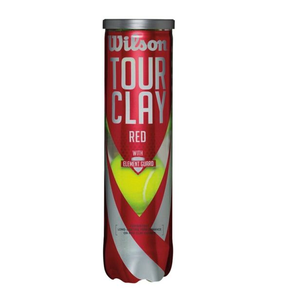 توپ تنیس ویلسون مدل TOUR RED CLAY بسته 4 عددی