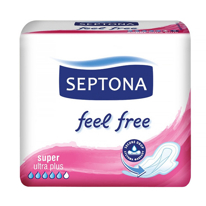 نوار بهداشتی سپتونا مدل Super Feel Free بسته 8 عددی